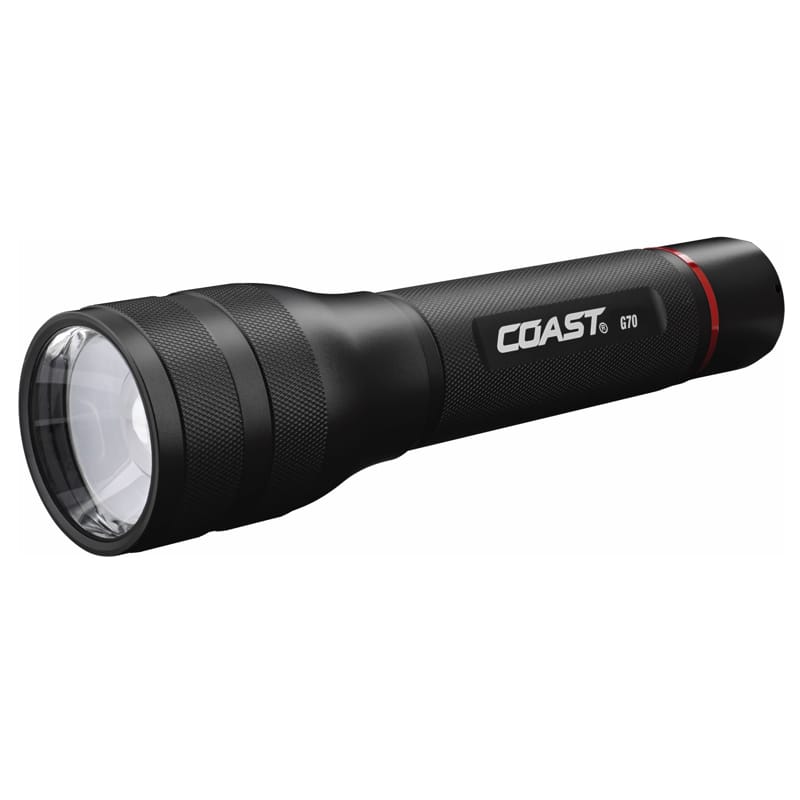 Coast 21608 G70 1750 lm Black LED Flashlight AA Battery