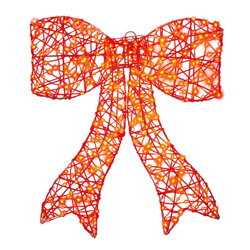 Sienna EAG05912 LED Red Bow 23.6 in. Hanging Decor