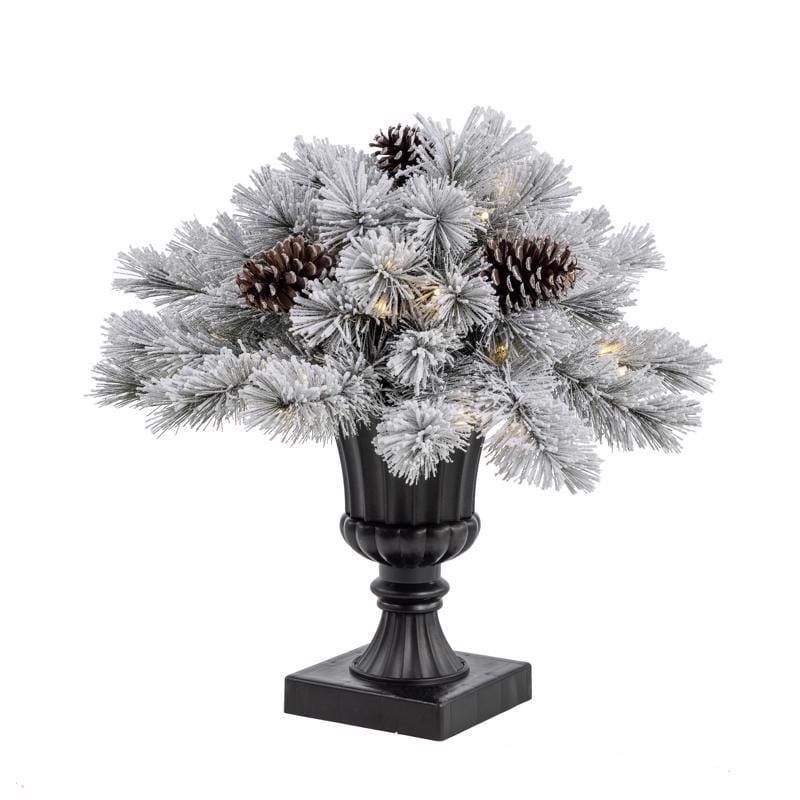 Celebrations 09-04001A 2 ft. Full LED 35 ct Snowy Color Changing Porch Bush