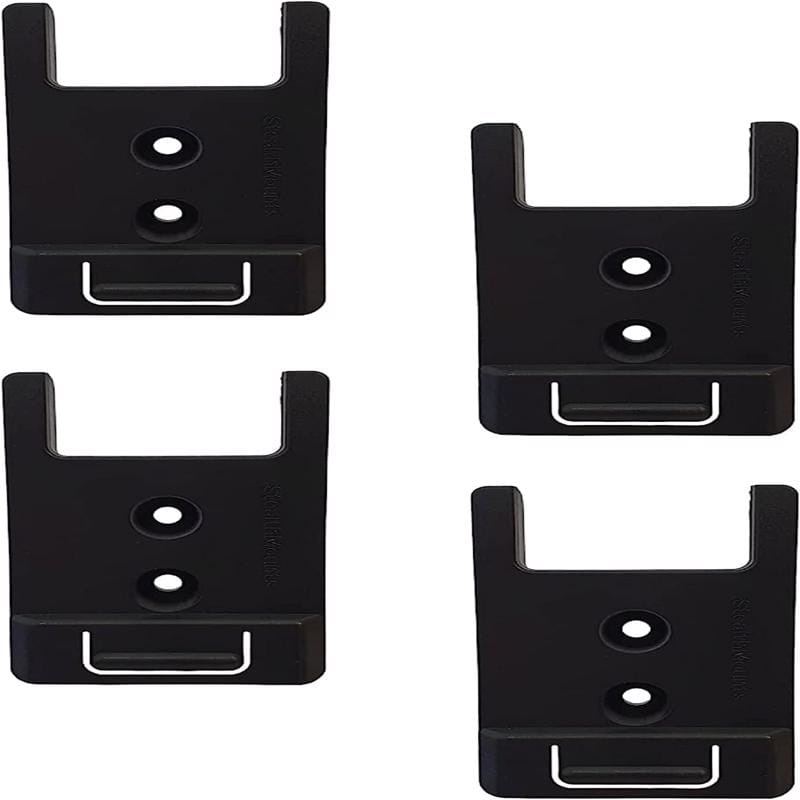 Stealthmounts TM-CM20-BLK-4 Tool Holders Compatible with Craftsman; Black ABS Tool Holder 4 pk