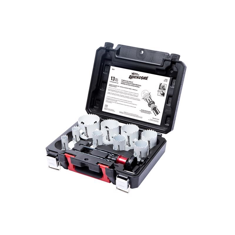 Blu-Mol Xtreme E0100231 QuickCore Bi-Metal Hole Saw Set Arbor Included