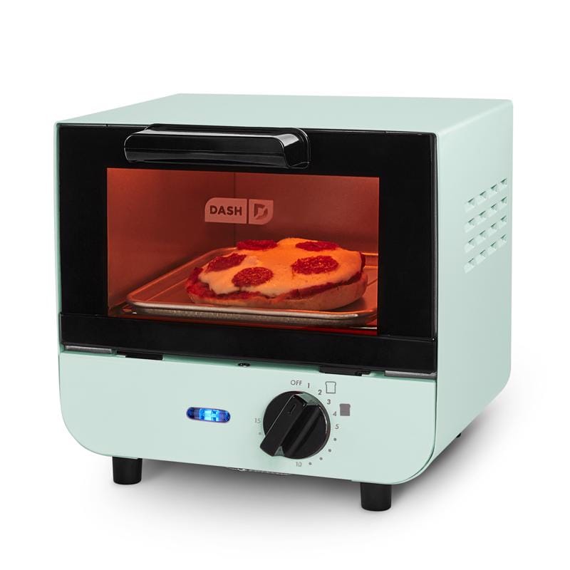 Dash DMTO100GBAQ04 Metal Blue 1 slot Toaster Oven 7 in. H X 6 in. W X 8 in. D