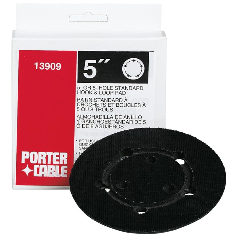 Porter Cable 13909 5 in. Resin Hook and Loop Sander Replacement Pad 1 pk