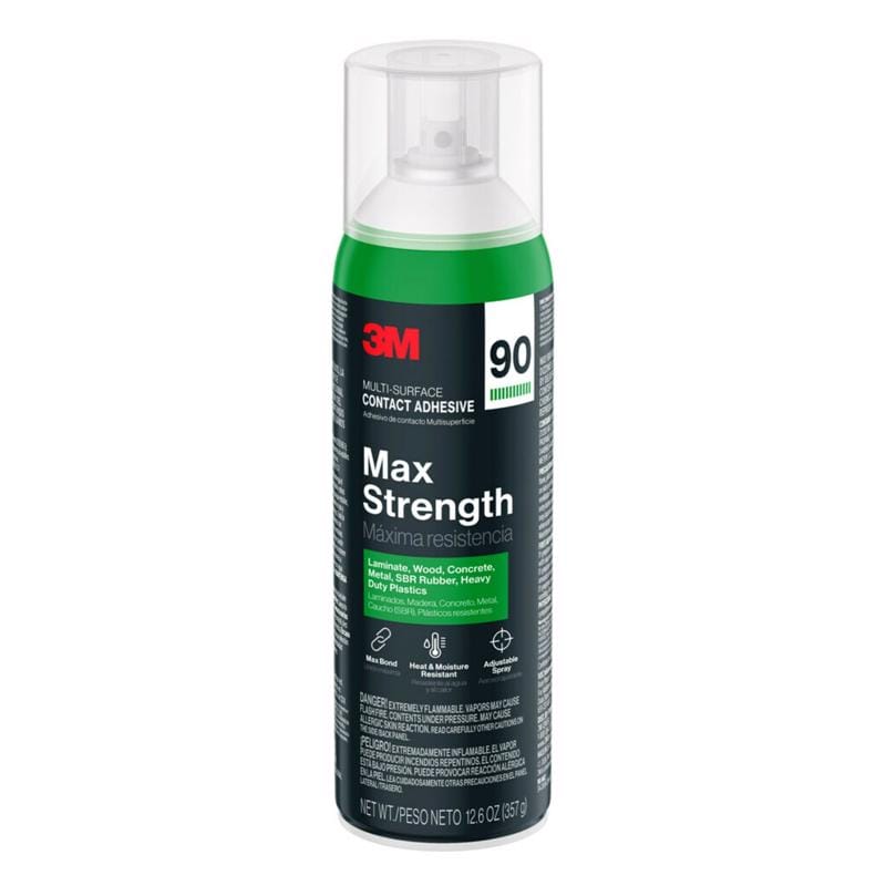 3M 90-NAT Maximum Strength Clear Contact Adhesive 12.6 oz