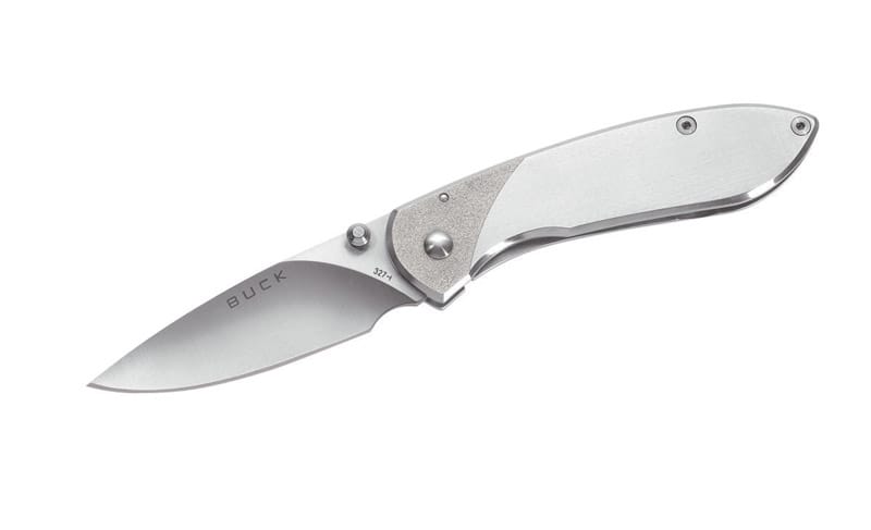 Buck Knives 327-5834 Nobleman Silver 420 Steel > 6 in. Folding Knife