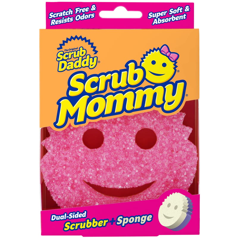 Scrub Daddy SM2016I Scrub Mommy Heavy Duty Scrubber Sponge For Kitchen 6 in. L 1 pk