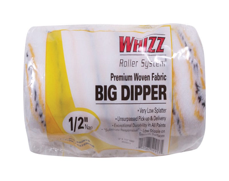 Whizz 52913 Woven Fabric 9 in. W X 1/2 in. Cage Paint Roller Cover 1 pk