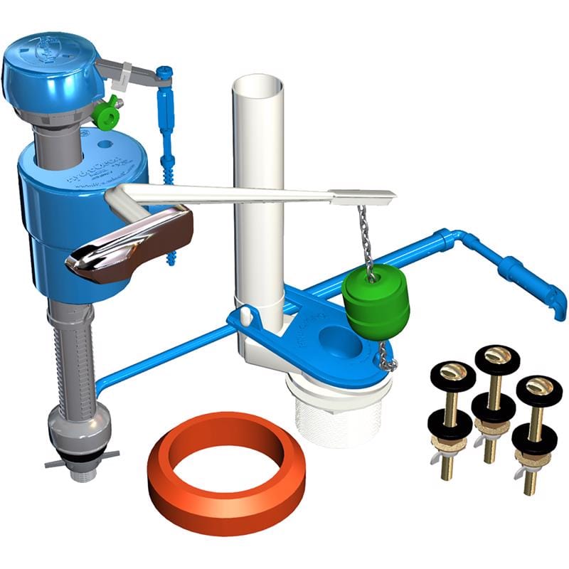 Danco HWK130 Toilet Repair Kit Blue Plastic