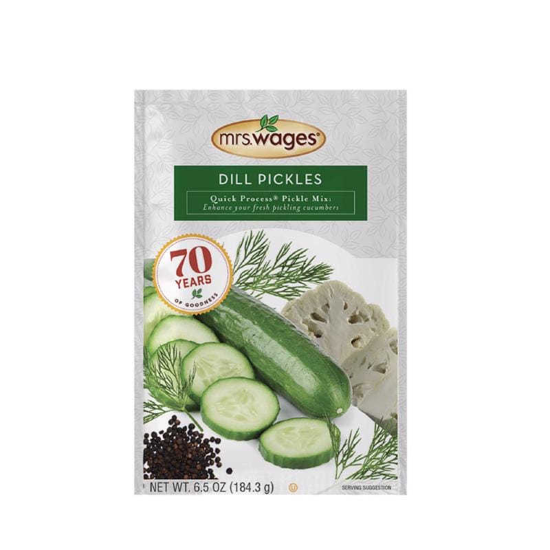 MRS. Wages W621-J7425 Dill Pickles Mix 6.5 oz 1 pk