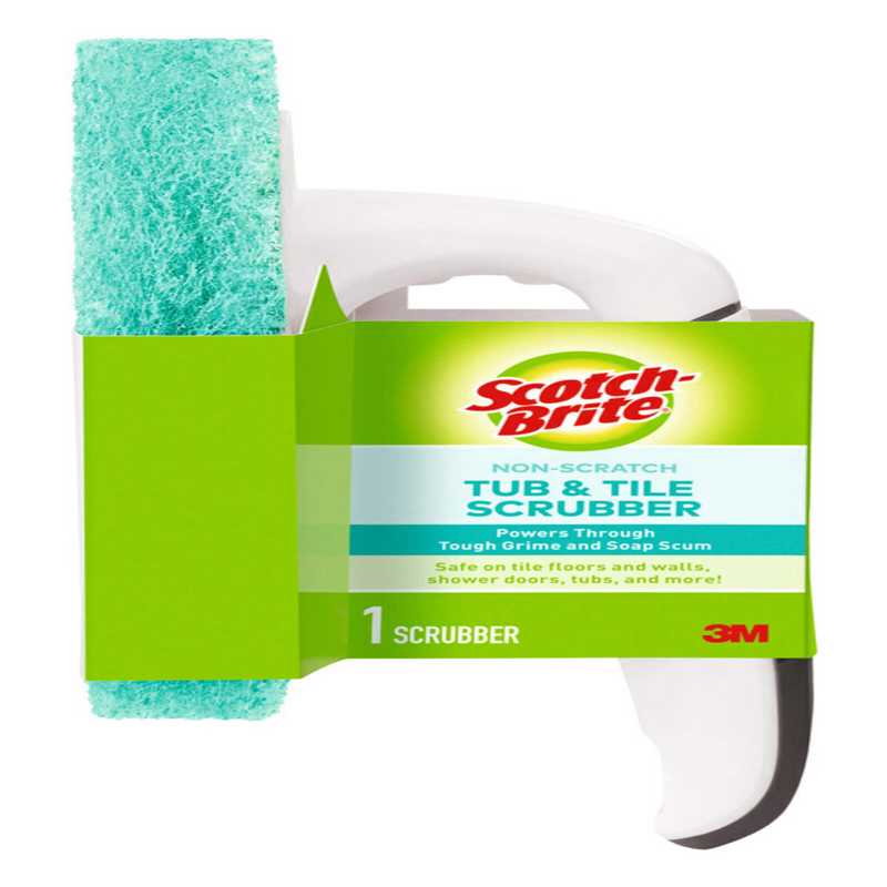 3M 553-T Scotch-Brite Non-Scratch Scrubber For Bath and Tile 1 pk