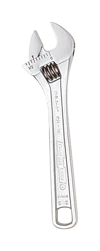 Channellock 804 Metric and SAE Adjustable Wrench 4 in. L 1 pc