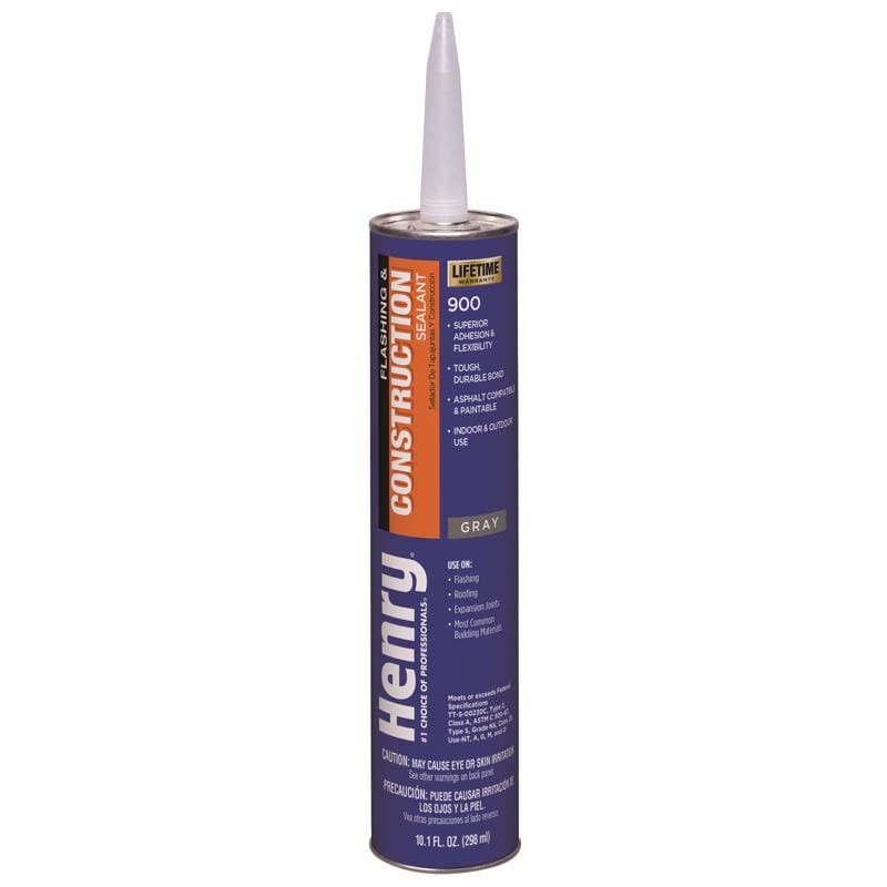 Henry HE900204 Smooth Gray Hybrid Sealant 10.1 oz
