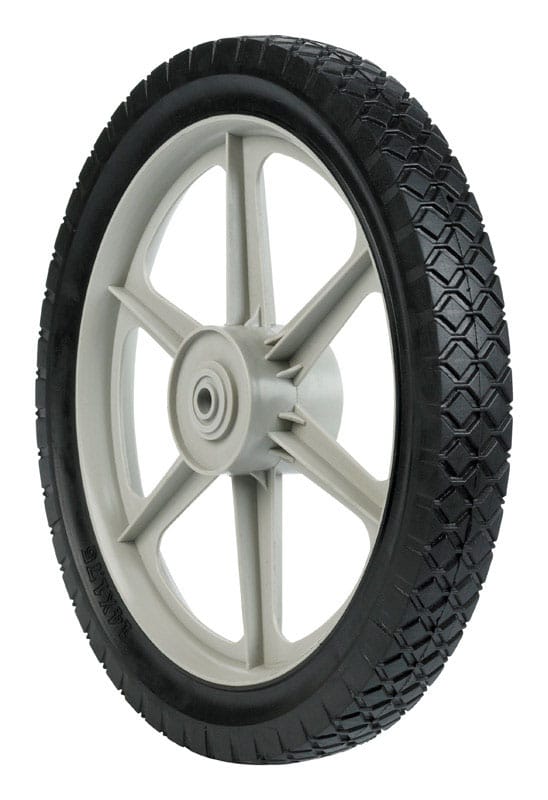 Arnold 1475-P 1.75 in. W X 14 in. D Plastic Lawn Mower Replacement Wheel 60 lb