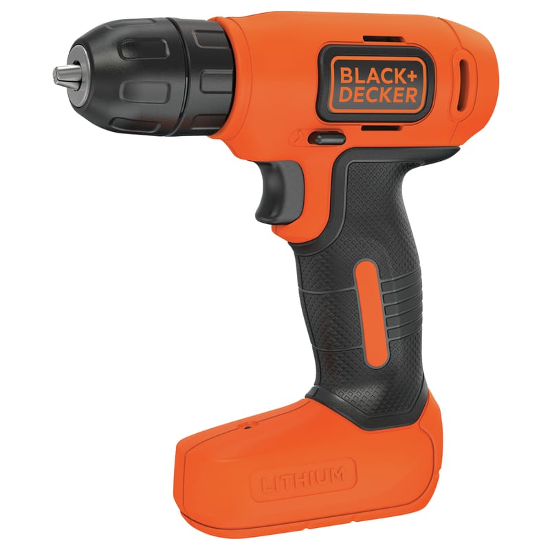 Black+Decker BDCD8C 8V MAX 3/8 in. Brushed Cordless Drill/Driver Kit (Battery & Charger)