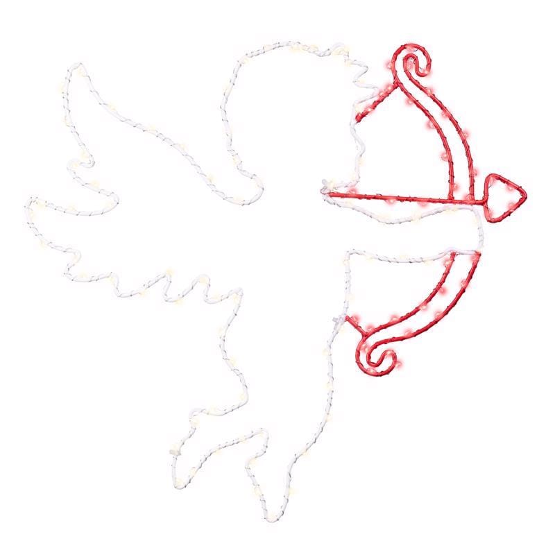 Celebrations 14-03028A Cupid Silhouette Window Decor Metal 1 pk