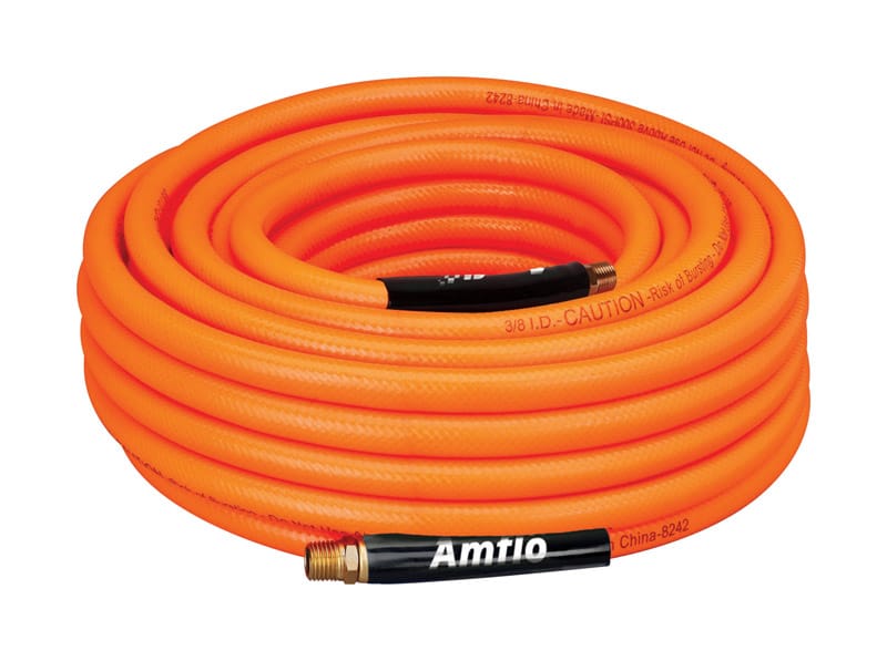 Amflo AMFL576100A 100 ft. L X 3/8 in. D Polyvinyl Air Hose 300 psi Orange