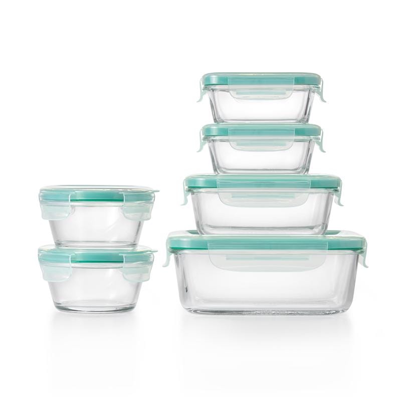 Oxo 11230200 Good Grips Food Storage Container Set 12 pk