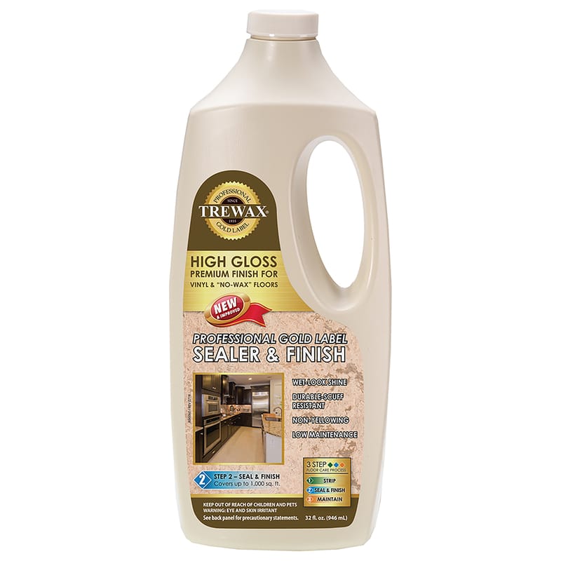 Trewax 887135027 Gold Label High Gloss Sealer Wax Liquid 32 oz