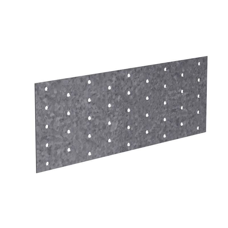 Simpson Strong-Tie TP39 9 in. H X 0.04 in. W X 3.1 in. L Galvanized Steel Tie Plate