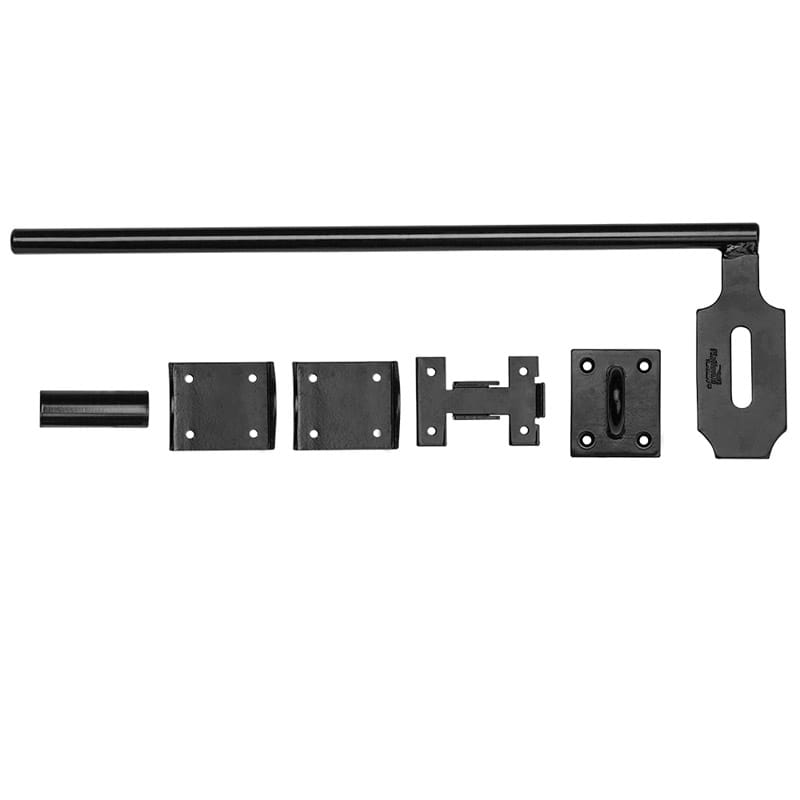 National Hardware N109-002 4.31 in. L Black Steel Cane Bolt 1 pk