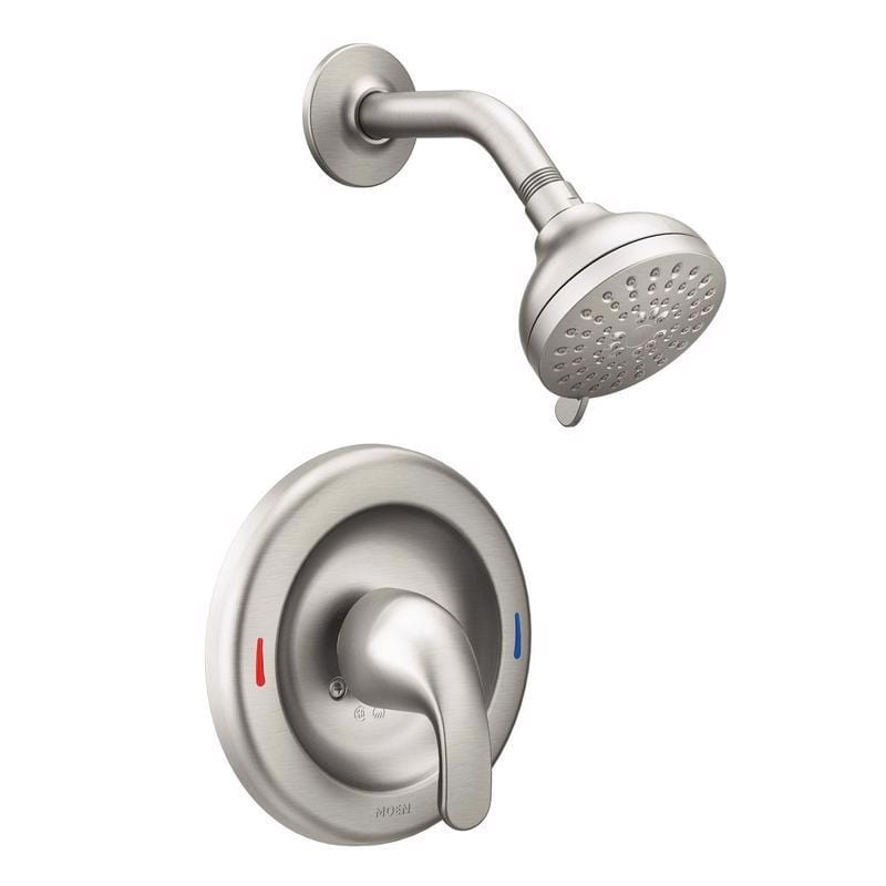 Moen 82604SRN Adler 1-Handle Brushed Nickel Shower Faucet