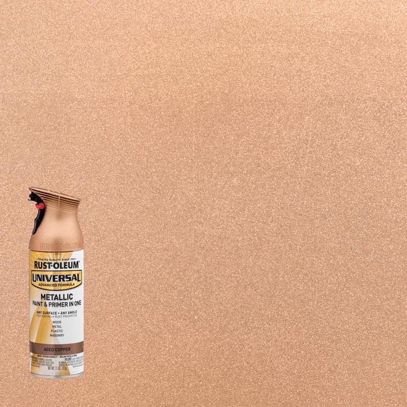 Rust-Oleum 249132 Universal Metallic Aged Copper Metallic Spray Paint 11 oz