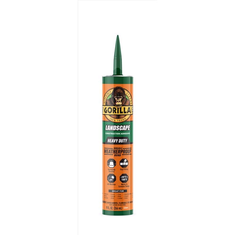 Gorilla 119782 Landscape Construction Adhesive 9 oz