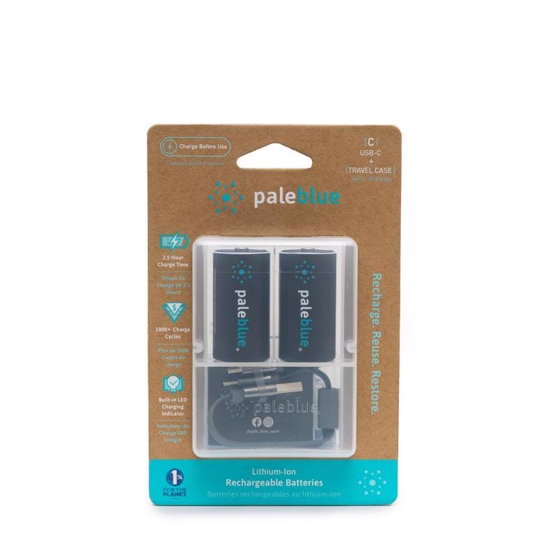 Pale Blue Earth PB-C-C C Lithium Batteries 2 pk Clamshell
