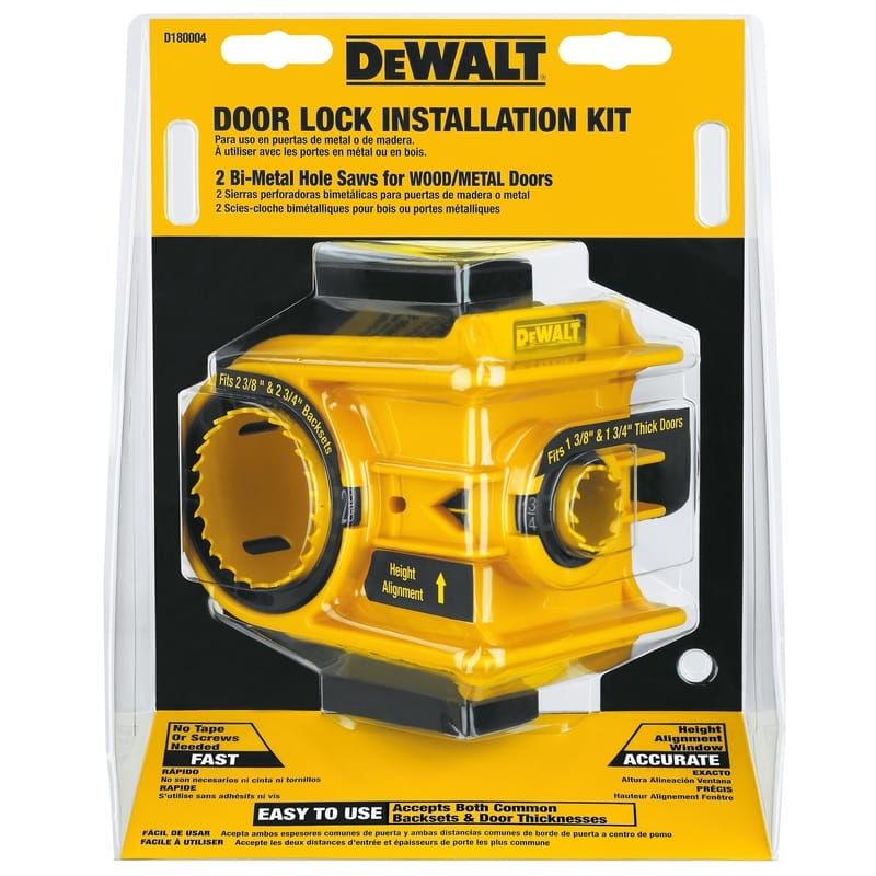 Dewalt D180004 Bi-Metal Door Lock Kit