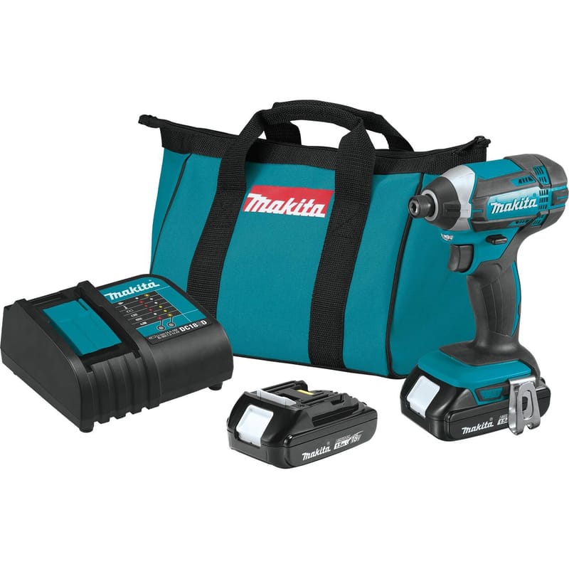 Makita XDT11SY 18V LXT 1/4 in. Cordless Brushed Impact Driver Kit (Battery & Charger)