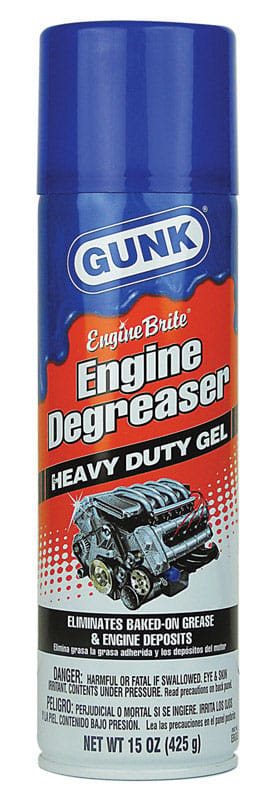 Gunk EBGEL Engine Brite No Scent Cleaner and Degreaser 15 oz Gel