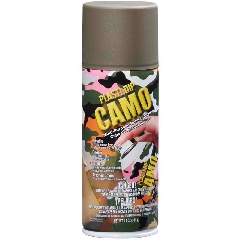 Plasti Dip 11217-6 Flat/Matte Camo Green Multi-Purpose Rubber Coating 11 oz oz