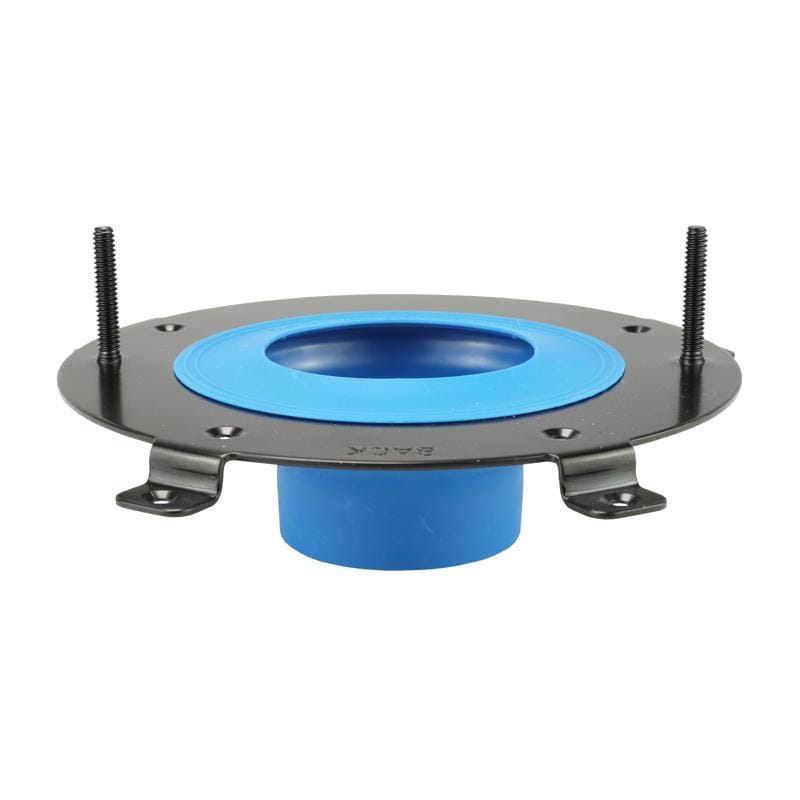B & K 9D0010672X Danco HydroSeat Toilet Flange Repair Ring Black/Blue Plastic/Stainless Steel