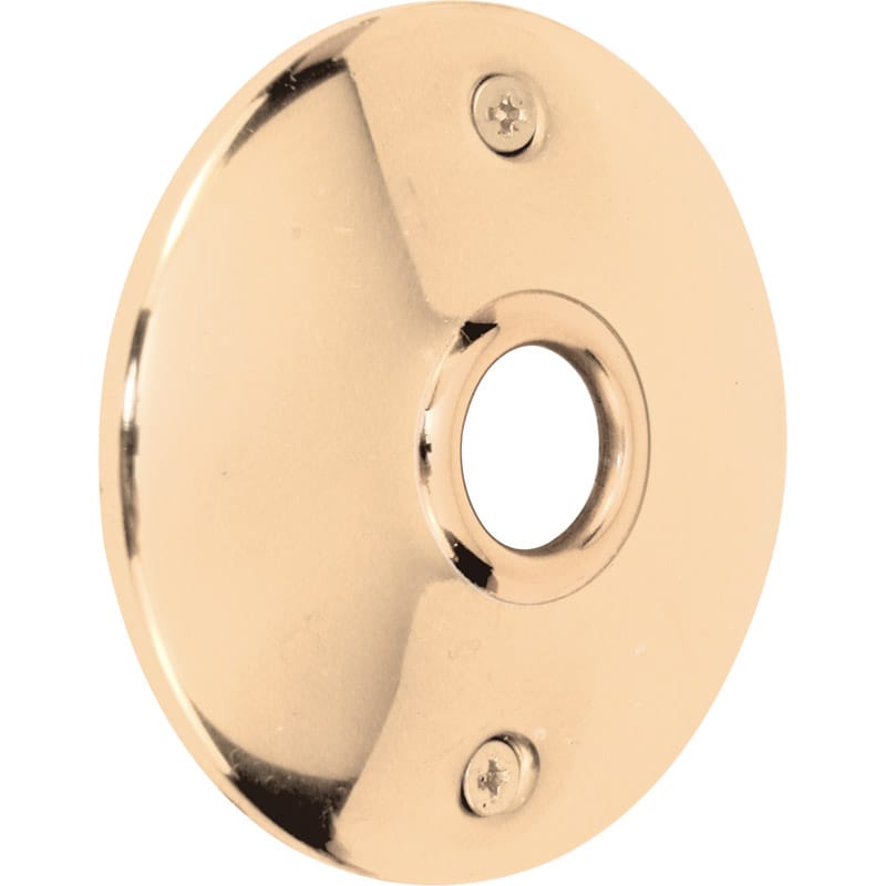 Prime-Line E2296 Polished Brass Steel Door Knob Rosettes 2 pk
