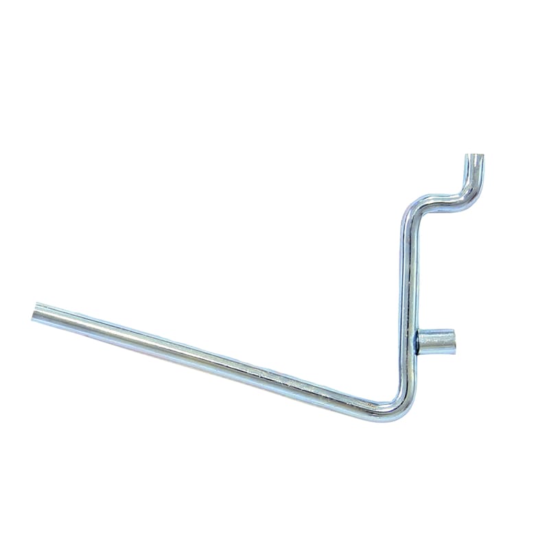 Crawford 18225 Chrome Plated Silver Steel 2.5 in. Peg Hooks 5 pk