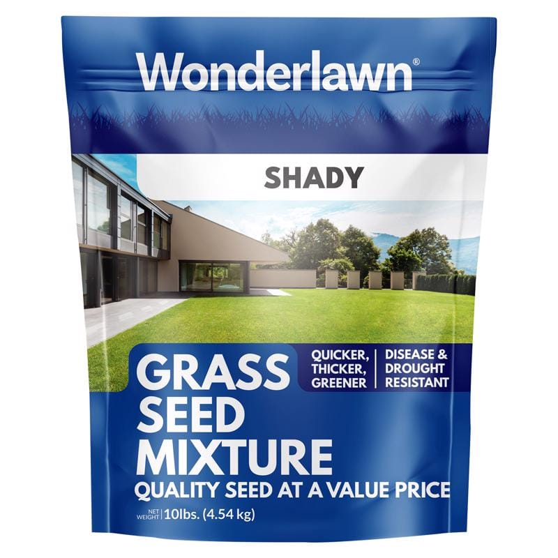 Wonderlawn 10064 Shady Mixed Full Shade Grass Seed 10 lb