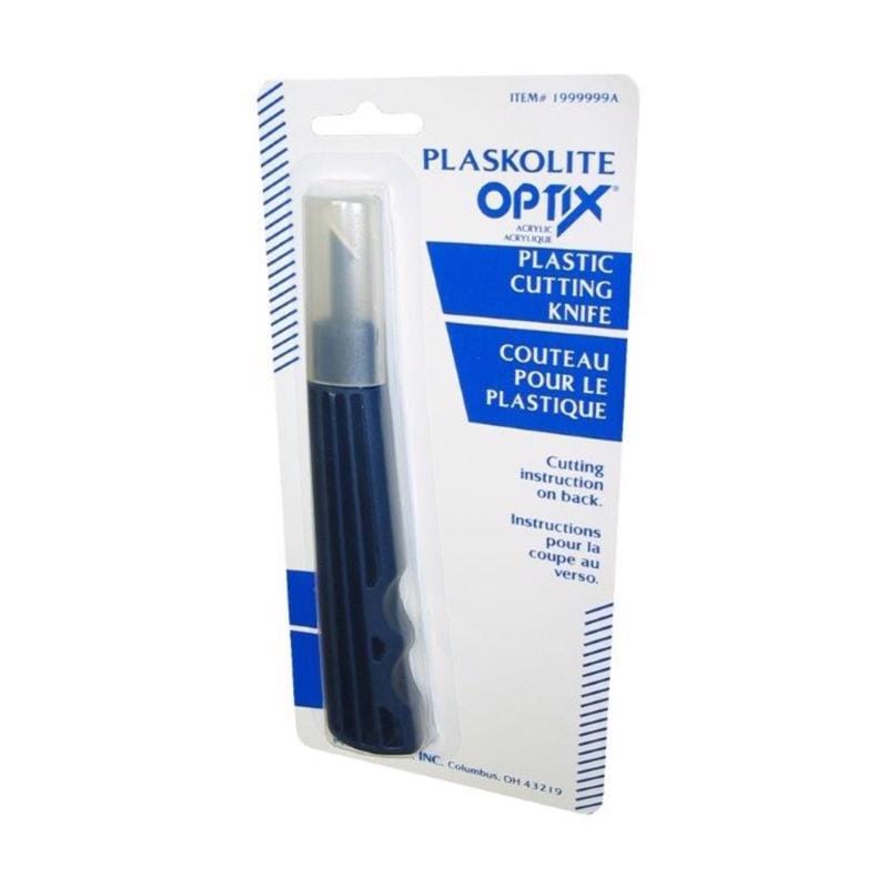 Plaskolite 1999999A Optix 5 in. Fixed Blade Knife Blue 1 pc