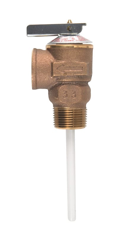 Cash Acme 15836A-0150 MNPT Bronze Temperature and Pressure Relief Valve FNPT