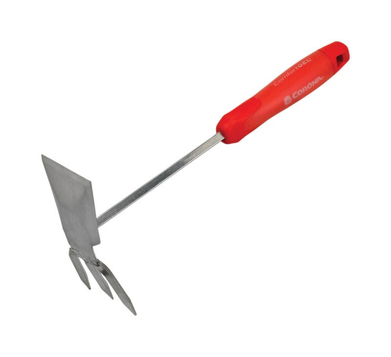 Corona CT 3344 ComfortGEL Stainless Steel Cultivator Hoe 7 in. Steel Handle