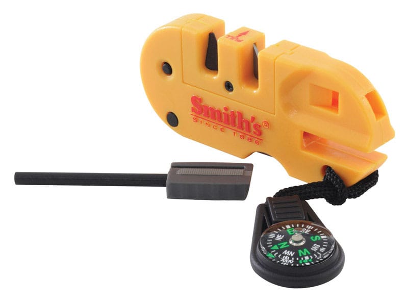 Smith'S SP-50364 Carbide/Ceramic/Diamond Knife Sharpener and Survival Tool 1,000 Grit 1 pc