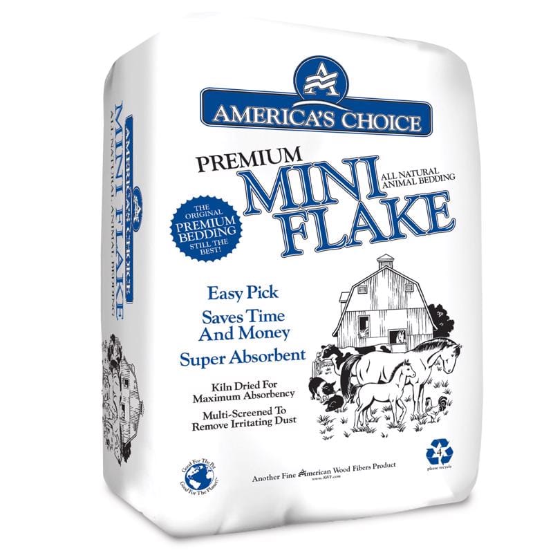 America'S Choice 25P2MINIAC Mini Flake 4 ft Wood Animal Bedding