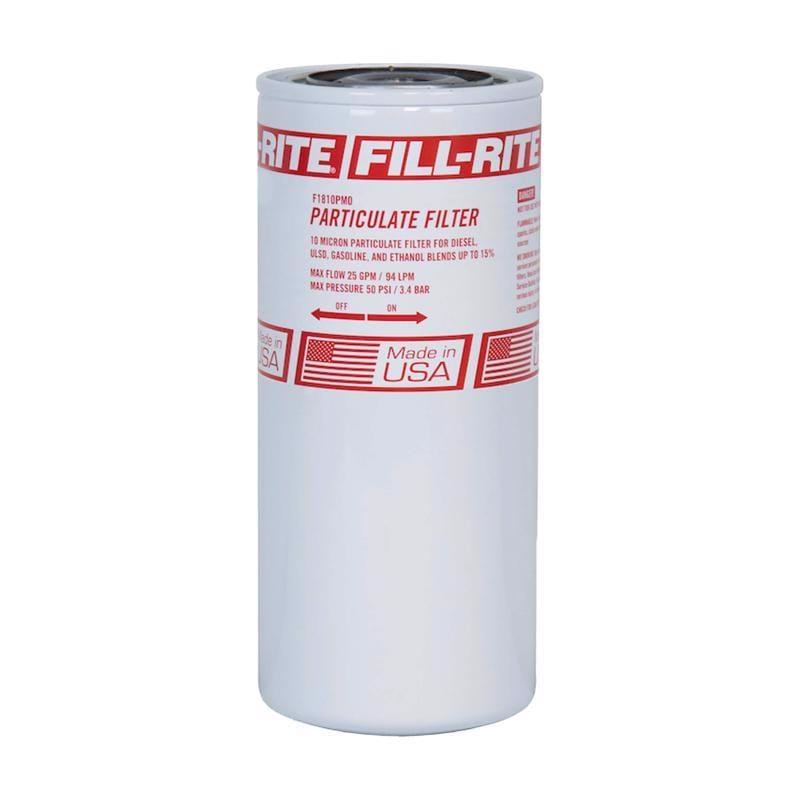 Fill-Rite F1810PM0 Nickel Plated Particulate Spin-On Filter 18 gpm