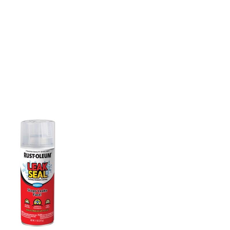 Rust-Oleum 265495 Clear Leakseal Flexible Rubber Sealant 11 oz