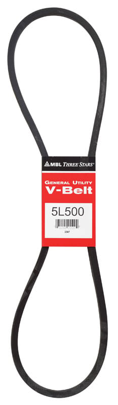 Mitsuboshi 5L500A FHP General Utility V-Belt 0.63 in. W X 50 in. L For Fractional Horsepower Motors