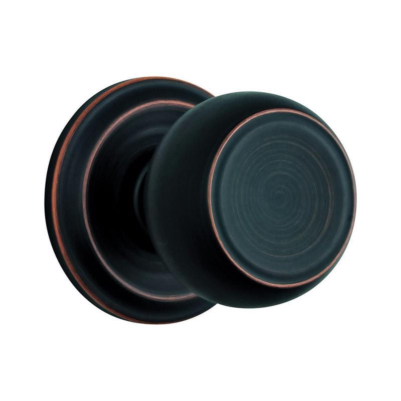 Brinks 23041-150 Push Pull Rotate Stafford Oil Rubbed Bronze Passage Knob KW1 1.75 in.