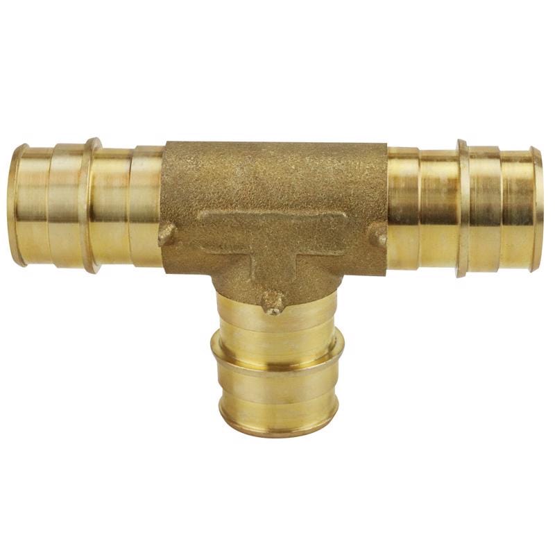 Apollo EPXT34 PEX-A 3/4 in. Expansion PEX in to X 3/4 in. D Barb Brass Tee