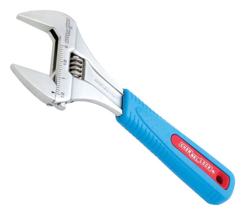 Channellock 8WCB WIDEAZZ Metric and SAE Adjustable Wrench 8 in. L 1 pc