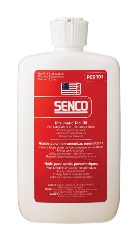 Senco PC0101 Pneumatic Tool Lubricant 8 oz Bottle 1 pc