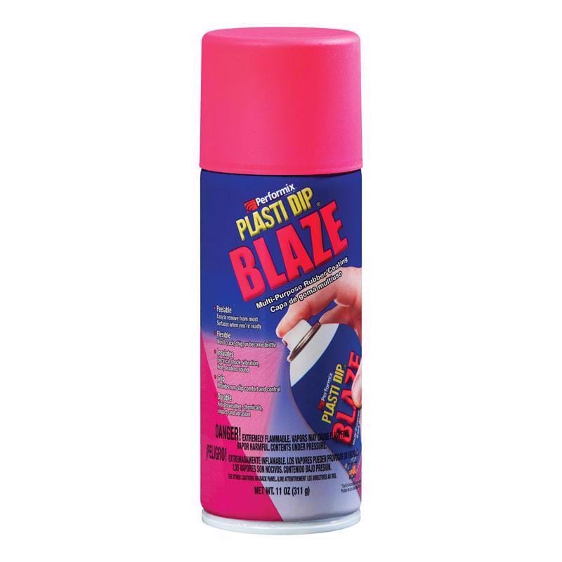 Plasti Dip 11223-6 Flat/Matte Blaze Pink Multi-Purpose Rubber Coating 11 oz oz