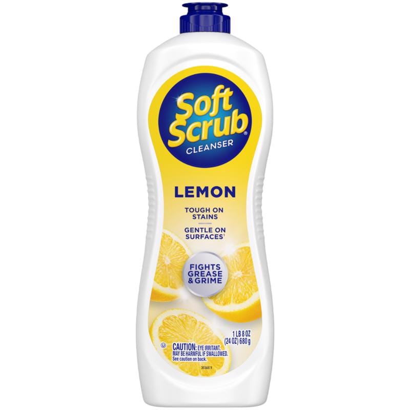 Soft Scrub 000865 Lemon Scent Cleanser 24 oz Cream